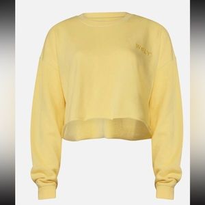 Bandier x WSLY ecosoft cropped crew neck sweatshirt